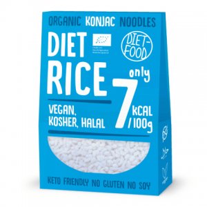 Органический рис из пасты Ширатаки Konjac Diet food, 385 г